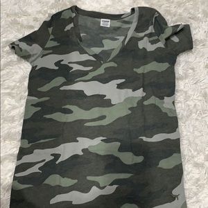 Victoria secret camouflage t shirt